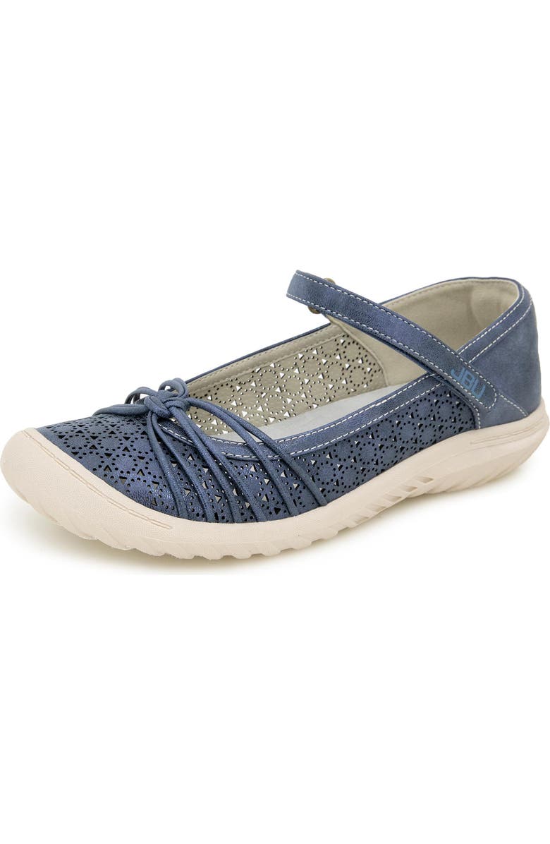 JBU Ramy Mary Jane Flat, Alternate, color, Navy Shimmer