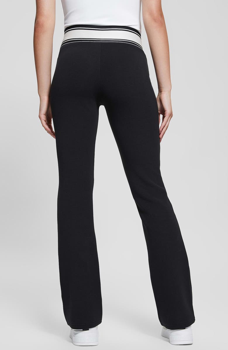 GUESS Anna Logo Pants, Alternate, color, Jblk-Dark