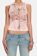 JADED LONDON Ramona Burnout Vest Top