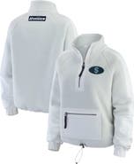 WEAR by Erin Andrews Women's WEAR by Erin Andrews Gray Seattle Kraken Polar Fleece Quarter-Zip Jacket