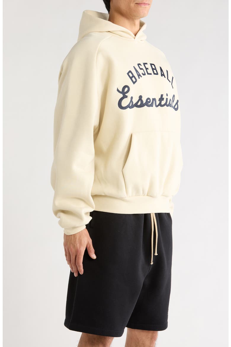 x MLB Embroidered Cotton Blend Fleece Hoodie, Alternate, color, OAT