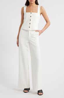 Marianne Sleeveless Wide Leg Ponte Jumpsuit