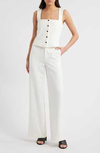 Marianne Sleeveless Wide Leg Ponte Jumpsuit