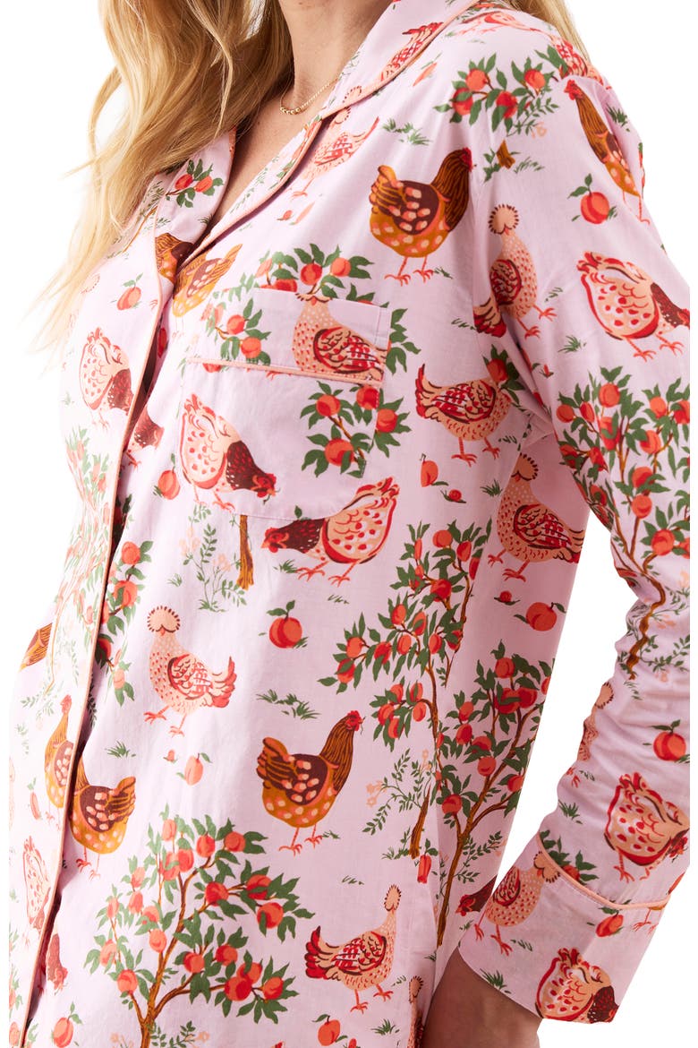 Long PJ Set, Alternate, color, Ballet Pink