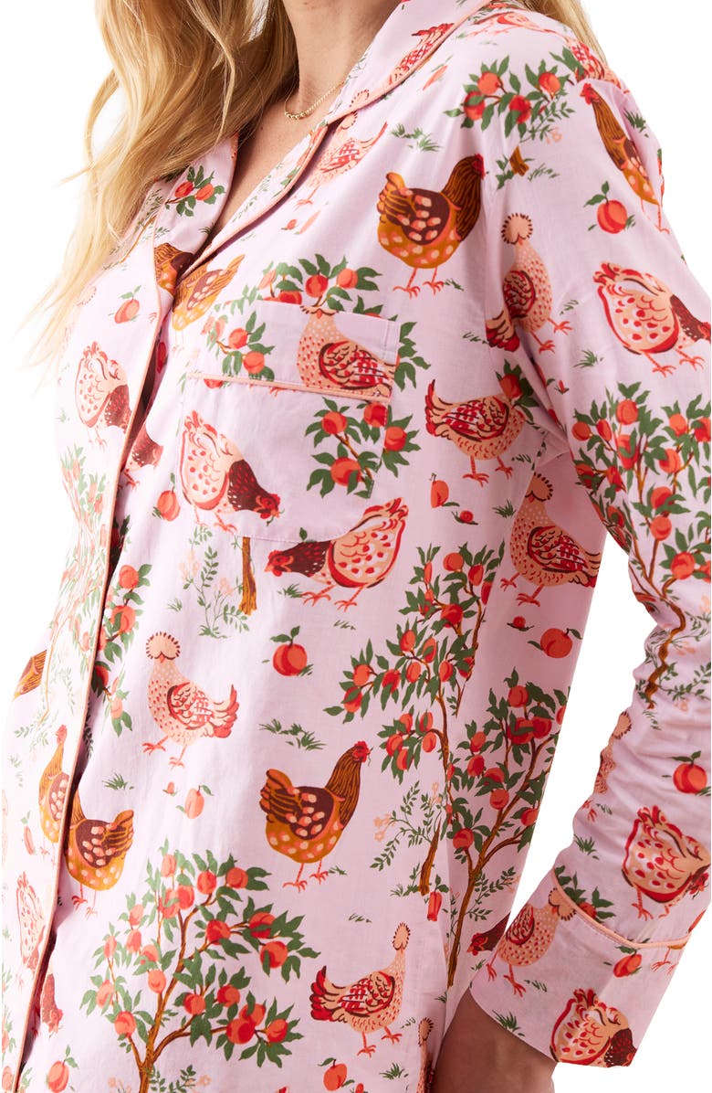 Printfresh Long PJ Set, Alternate, color, Ballet Pink