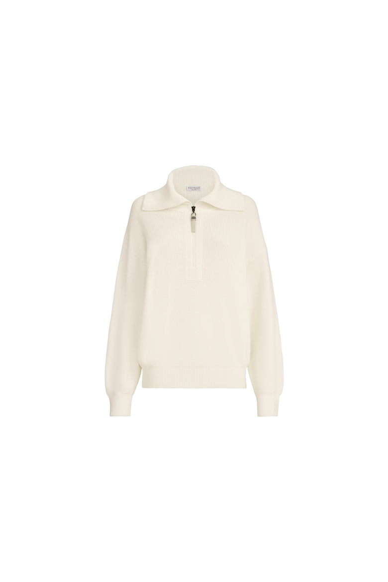 English rib knit cardigan, Alternate, color, Panama