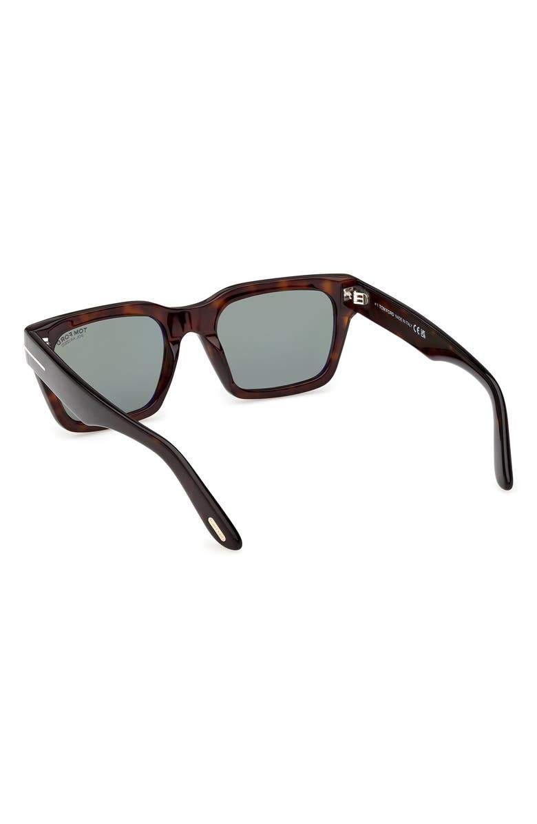 TOM FORD 55mm Polarized Square Sunglasses, Alternate, color, 