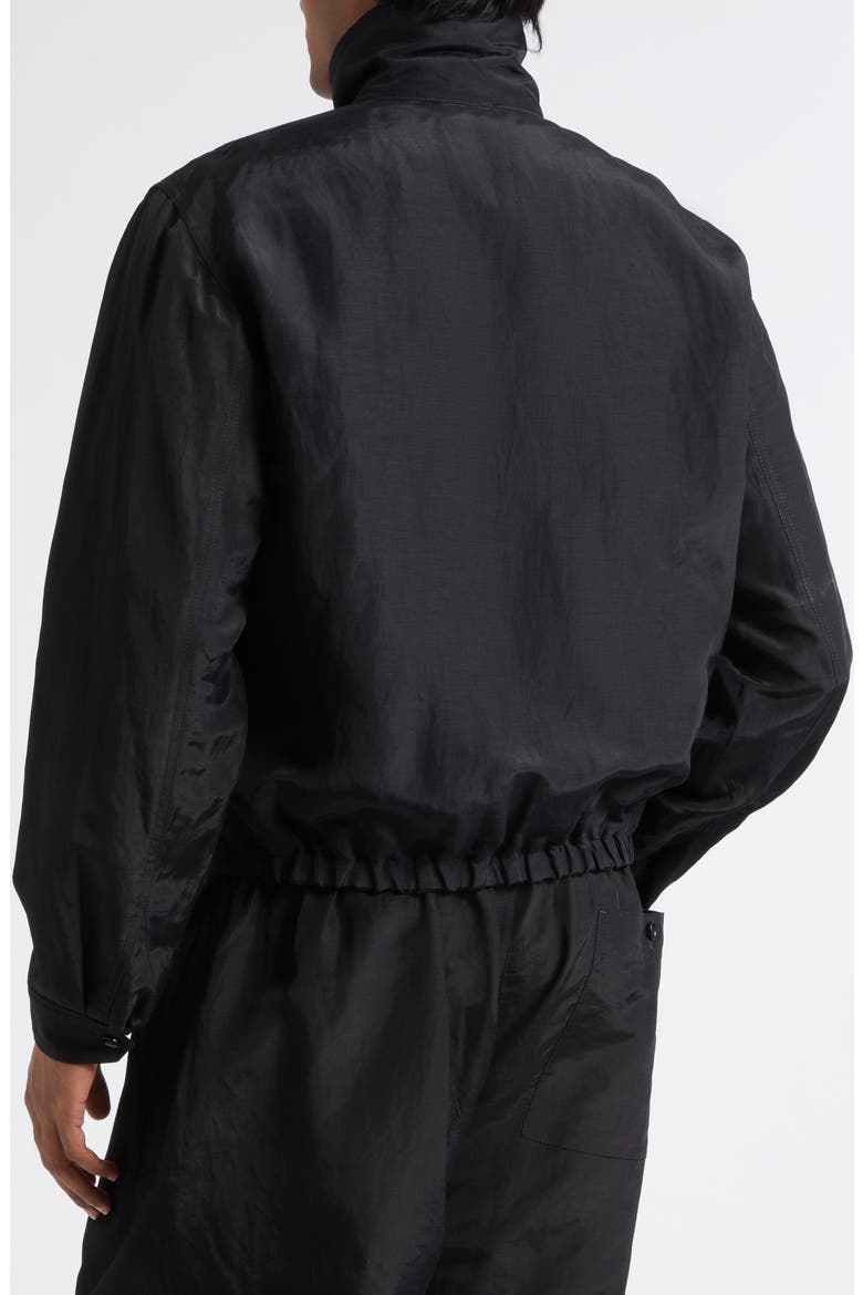 Short Linen Blend Zip Jacket (Men) | Nordstrom
