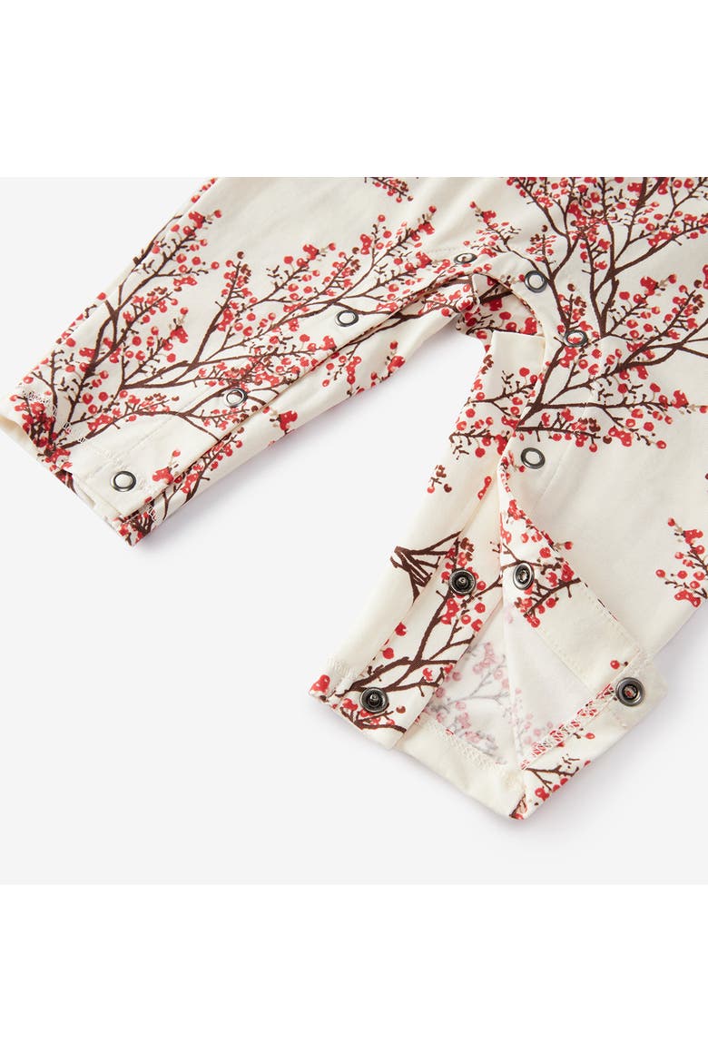 Cotton Stretch Collar Long Sleeve Jumpsuit, Alternate, color, Winterberry