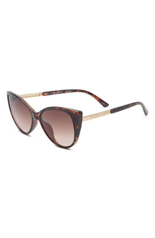Vince Camuto 58mm Cat Eye Sunglasses In Black