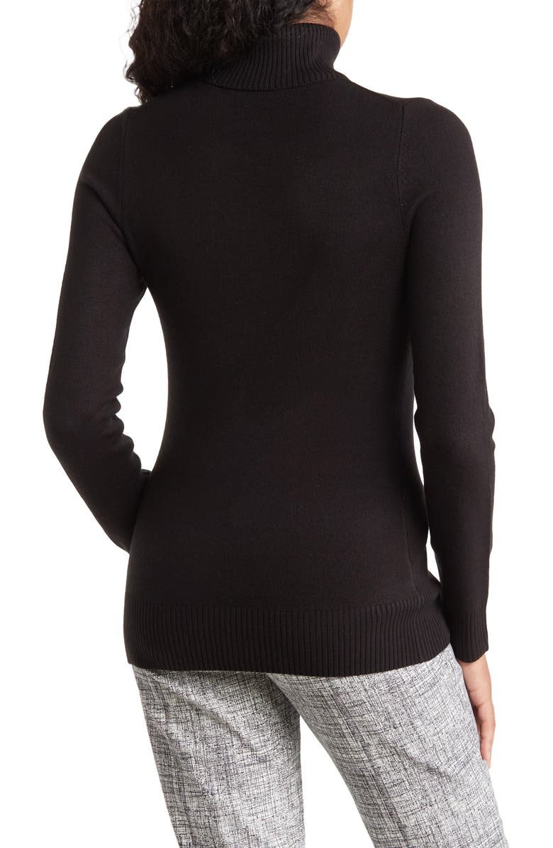 French Connection Babysoft Turtleneck Sweater, Alternate, color, 