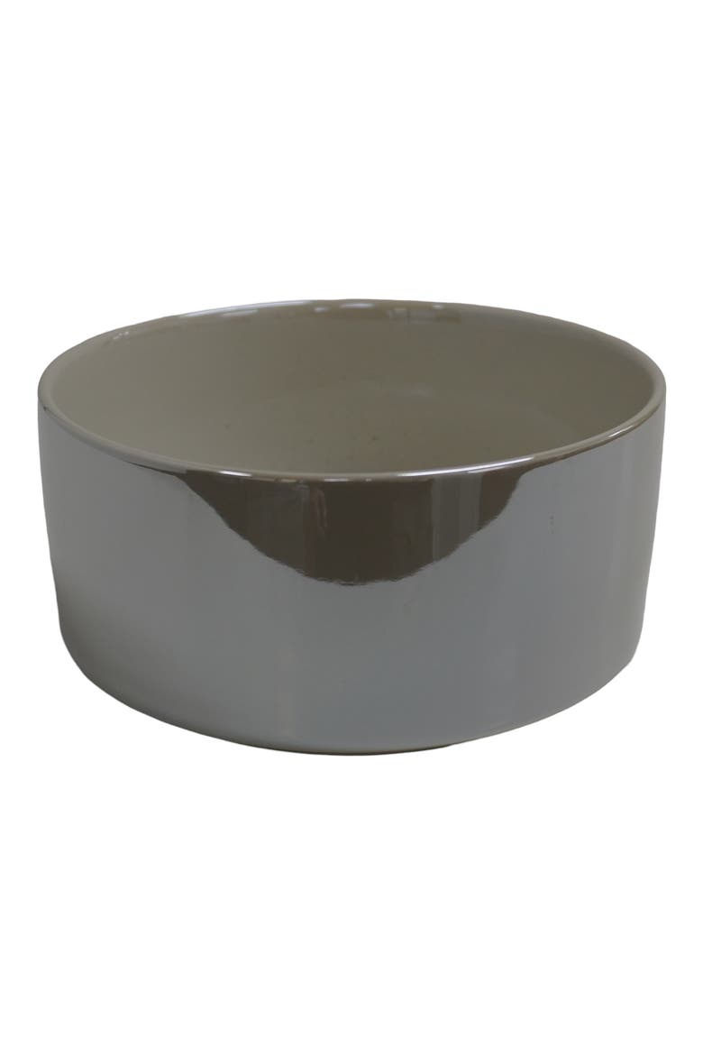 Luigi Luxe Dog Bowl, Main, color, WHITE