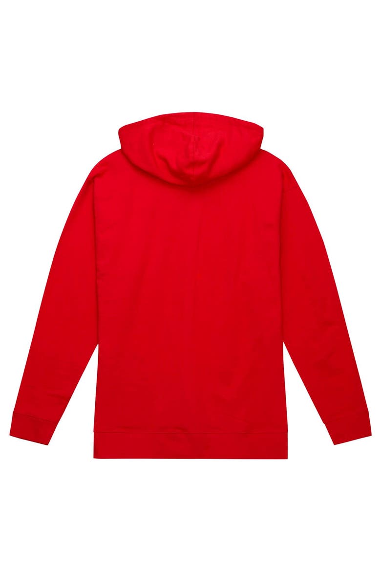 Men's Mitchell & Ness Red Tampa Bay Buccaneers Helmet Logo Vintage Pullover Hoodie, Alternate, color, Red