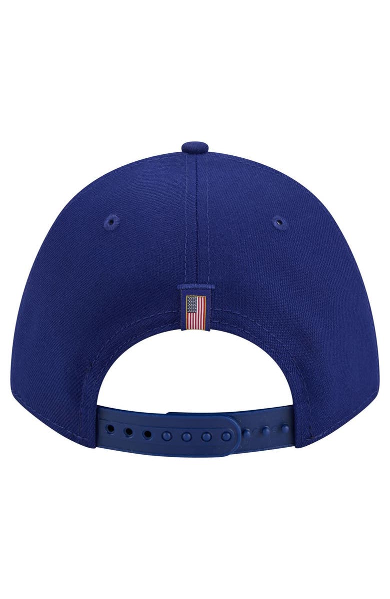 New Era Men's New Era Royal Texas Rangers American Flag 9FORTY M-Crown A-Frame Adjustable Hat, Alternate, color, Royal