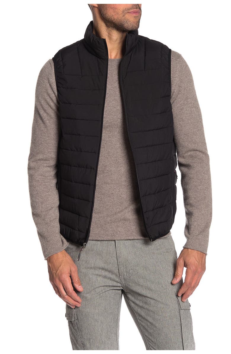 HAWKE & CO Solid Stretch Puffer Vest, Main, color,