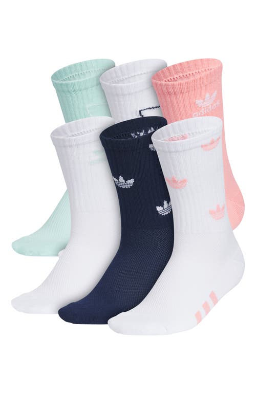 Adidas Originals Adidas Assorted 6-pack Kids' Originals Remix 3.0 Performance Crew Socks