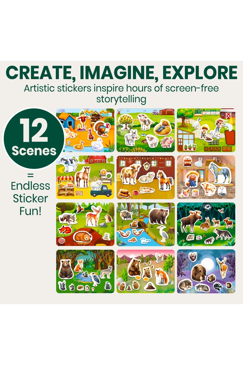 Sticker Book Activitty Quokka Sticker Activity Books for Kids - Creative Sticker Play Books ...
