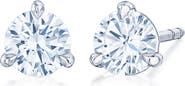 Kwiat Round Diamond & Platinum Stud Earrings