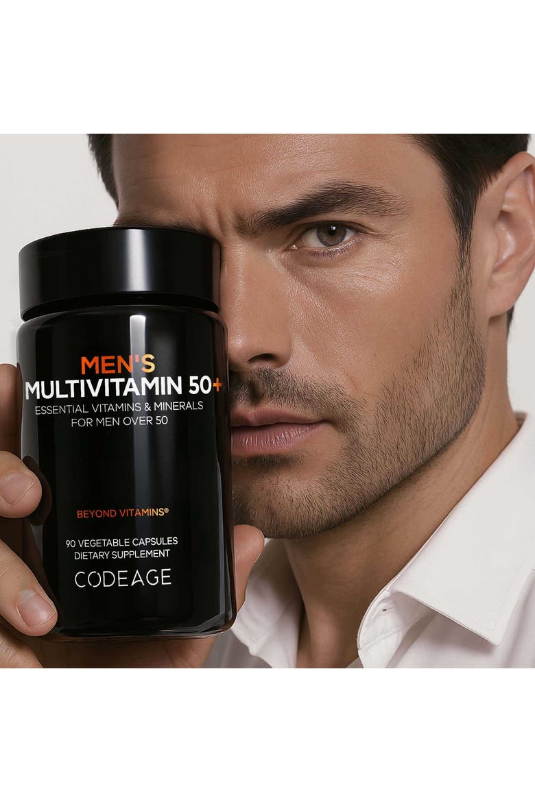 Men's Multivitamin 50+, Essential Minerals for Men Over 50, Alternate, color, Black