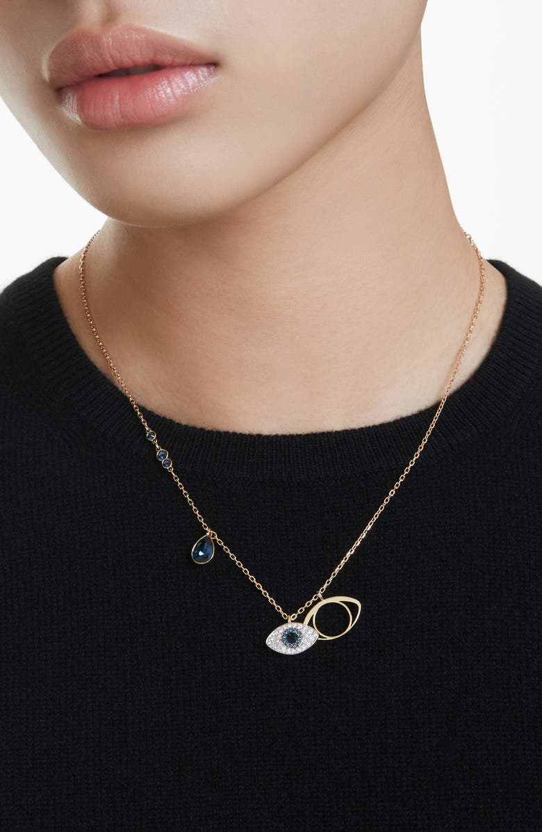 Swarovski Symbolica Pendant Necklace, Alternate, color, Multicolored