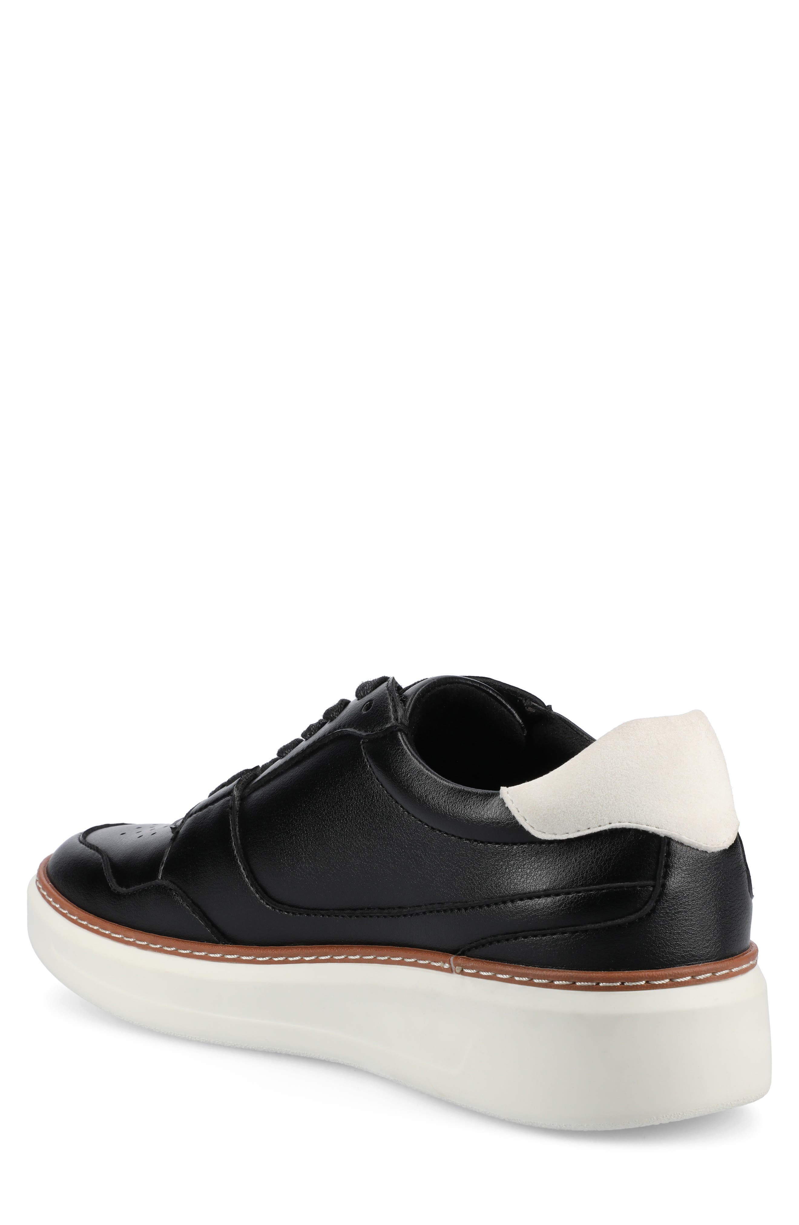 VANCE CO Hustle Low Top Sneaker, Alternate, color, Black