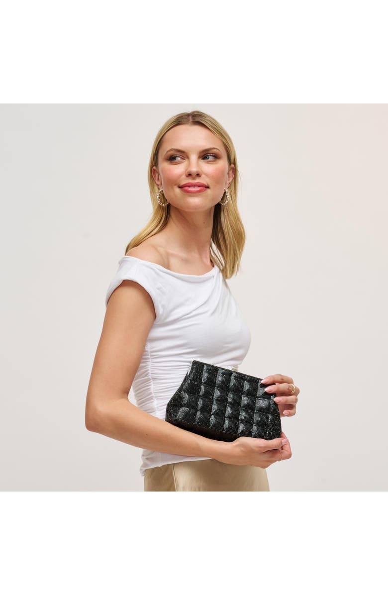 URBAN EXPRESSIONS HANDBAGS Karla Evening Bag, Alternate, color, Black