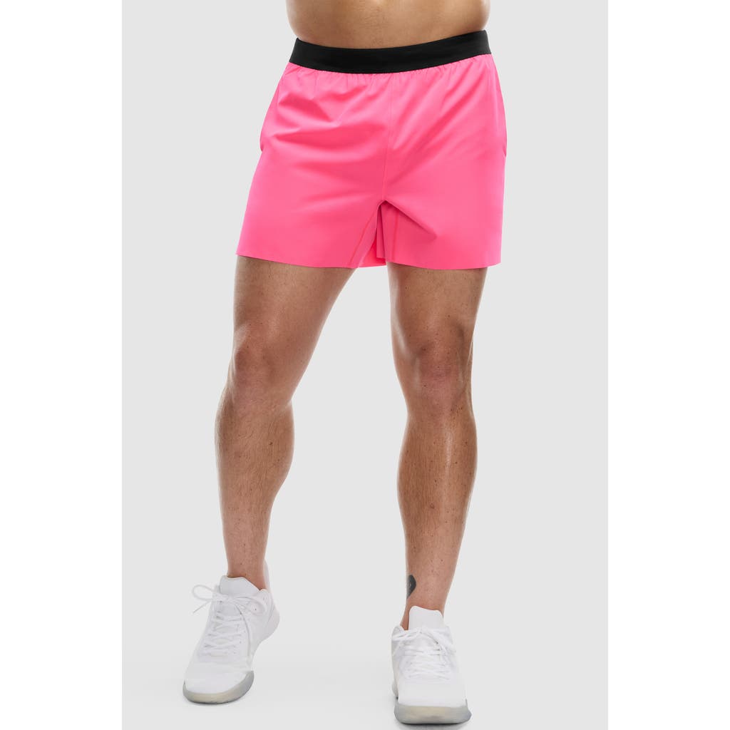Peloton 5" Lined Bonded Run Short in Hot Pink  product