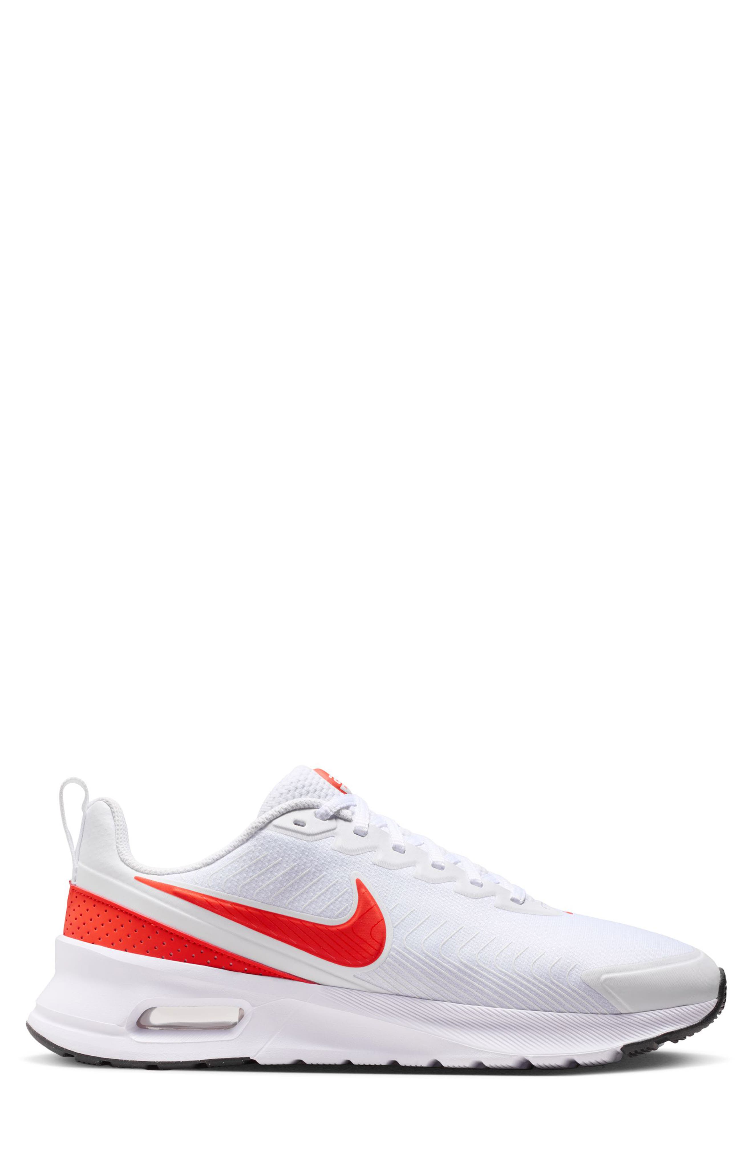 Nike Air Max Nuaxis Sneaker, Alternate, color, White/ Picante Red/ Black
