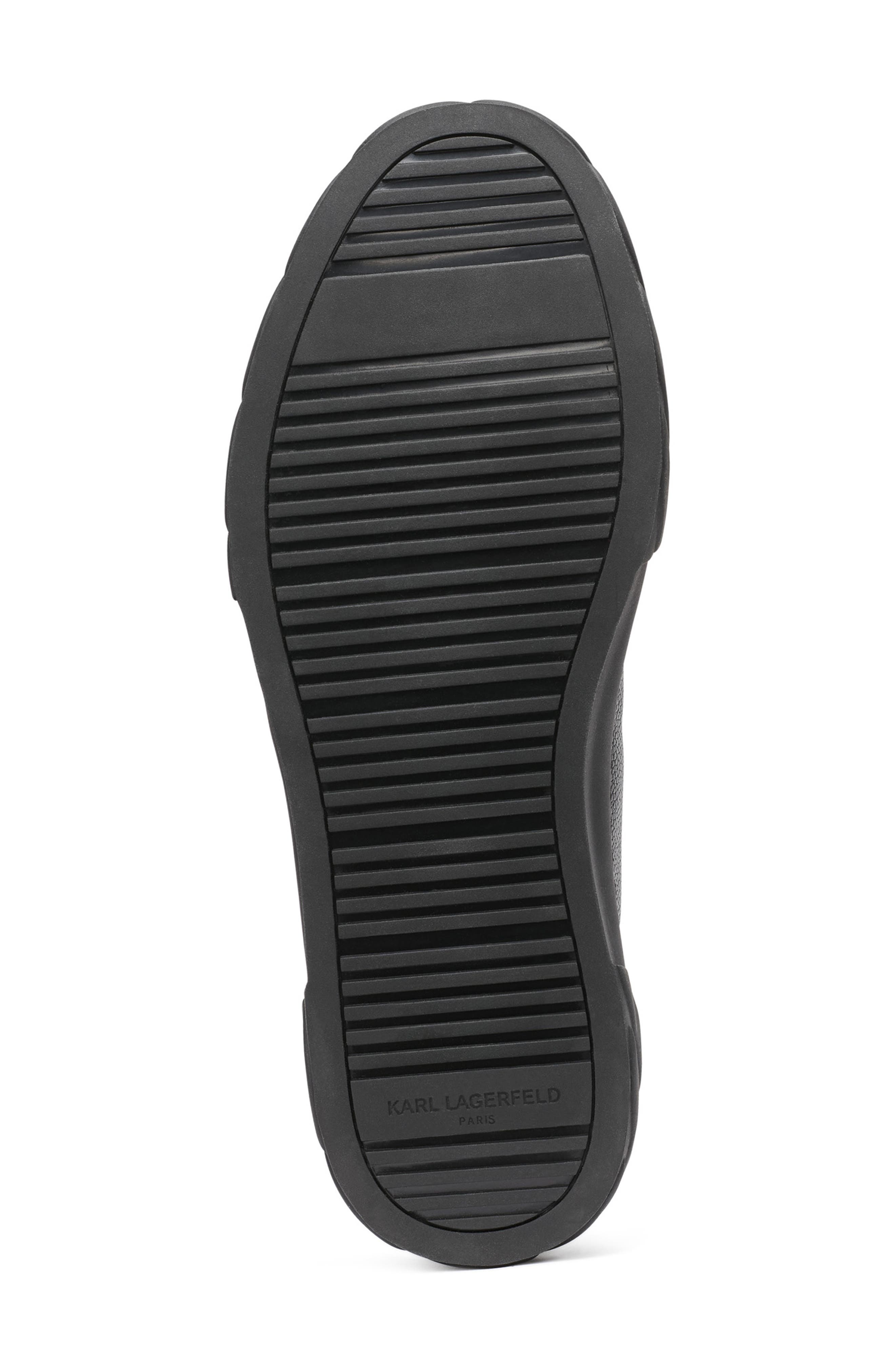 KARL LAGERFELD PARIS Low Top Sneaker, Alternate, color, Black