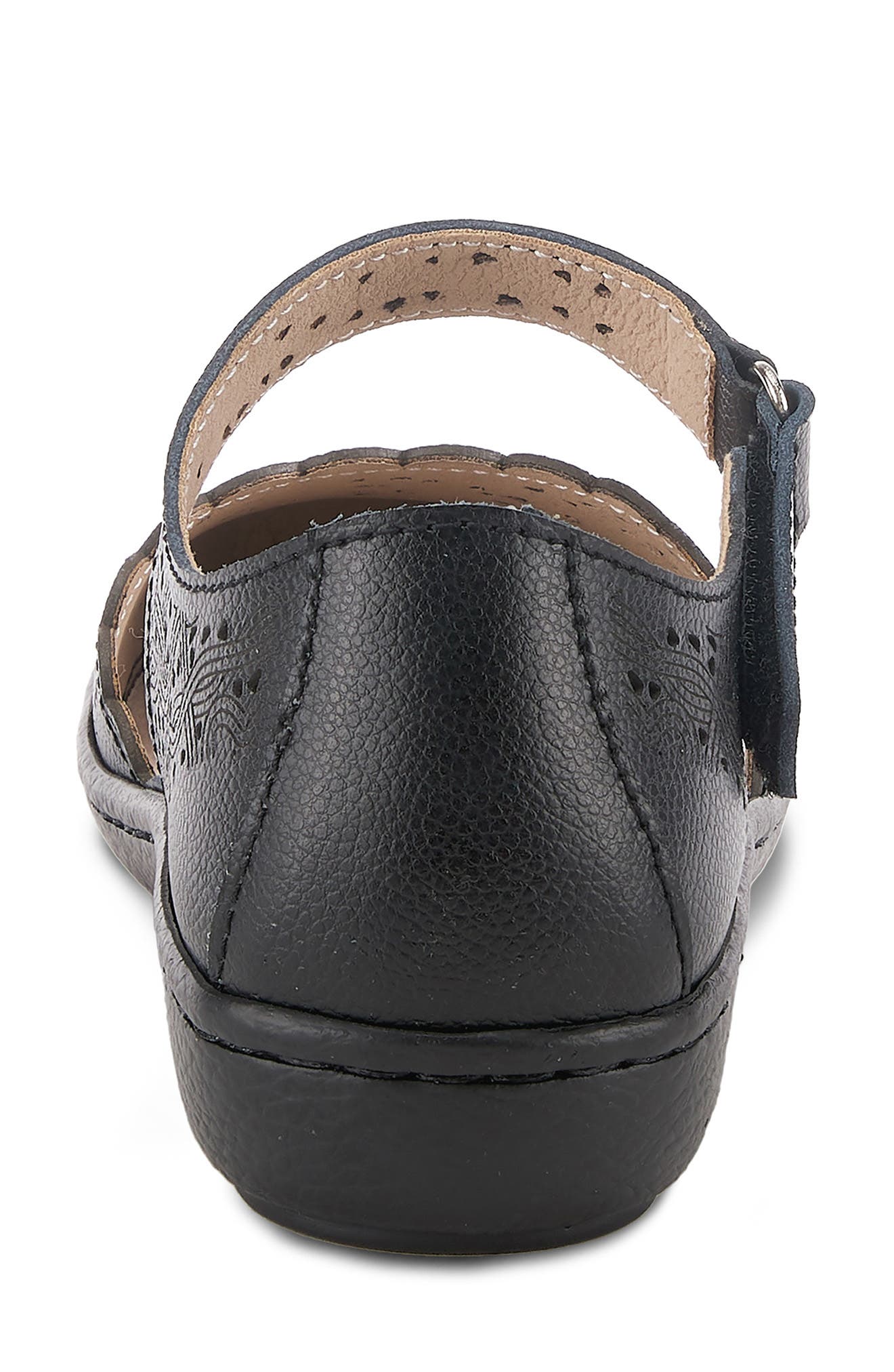 Spring Step Sabriye d'Orsay Sandal, Alternate, color, Black Leather