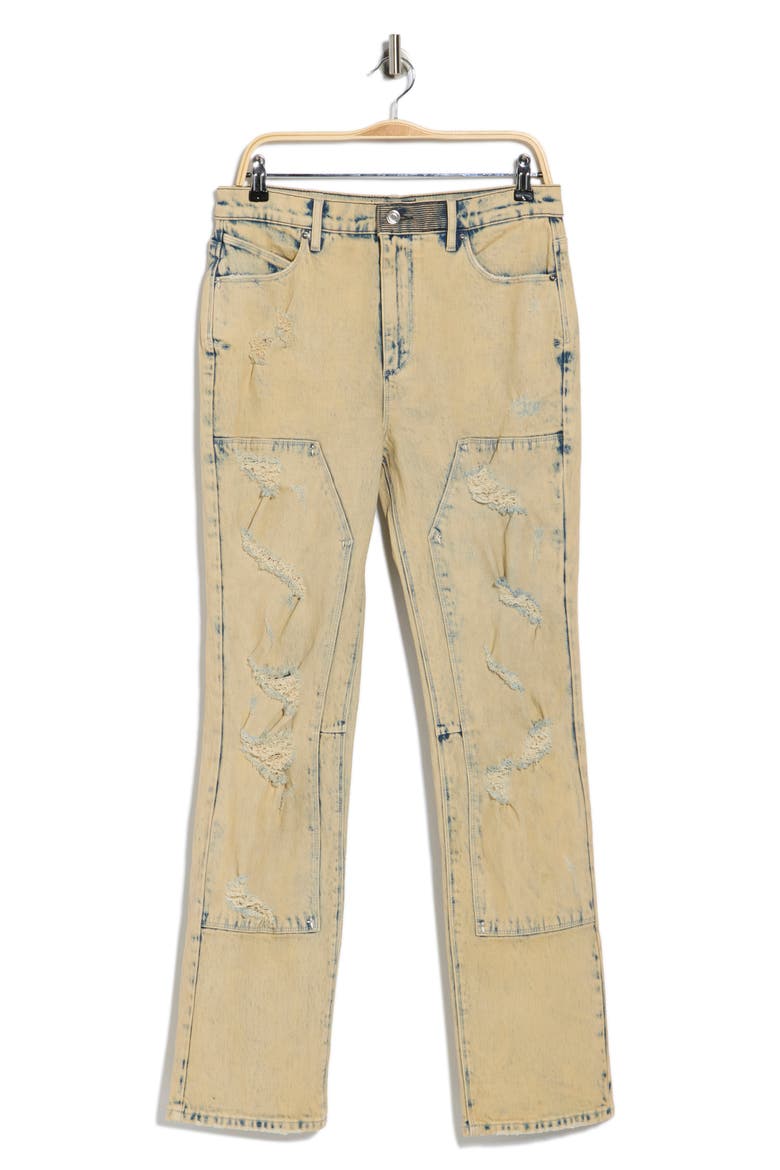 Ricardo Distressed Slim Jeans, Alternate, color, MOONSTONE