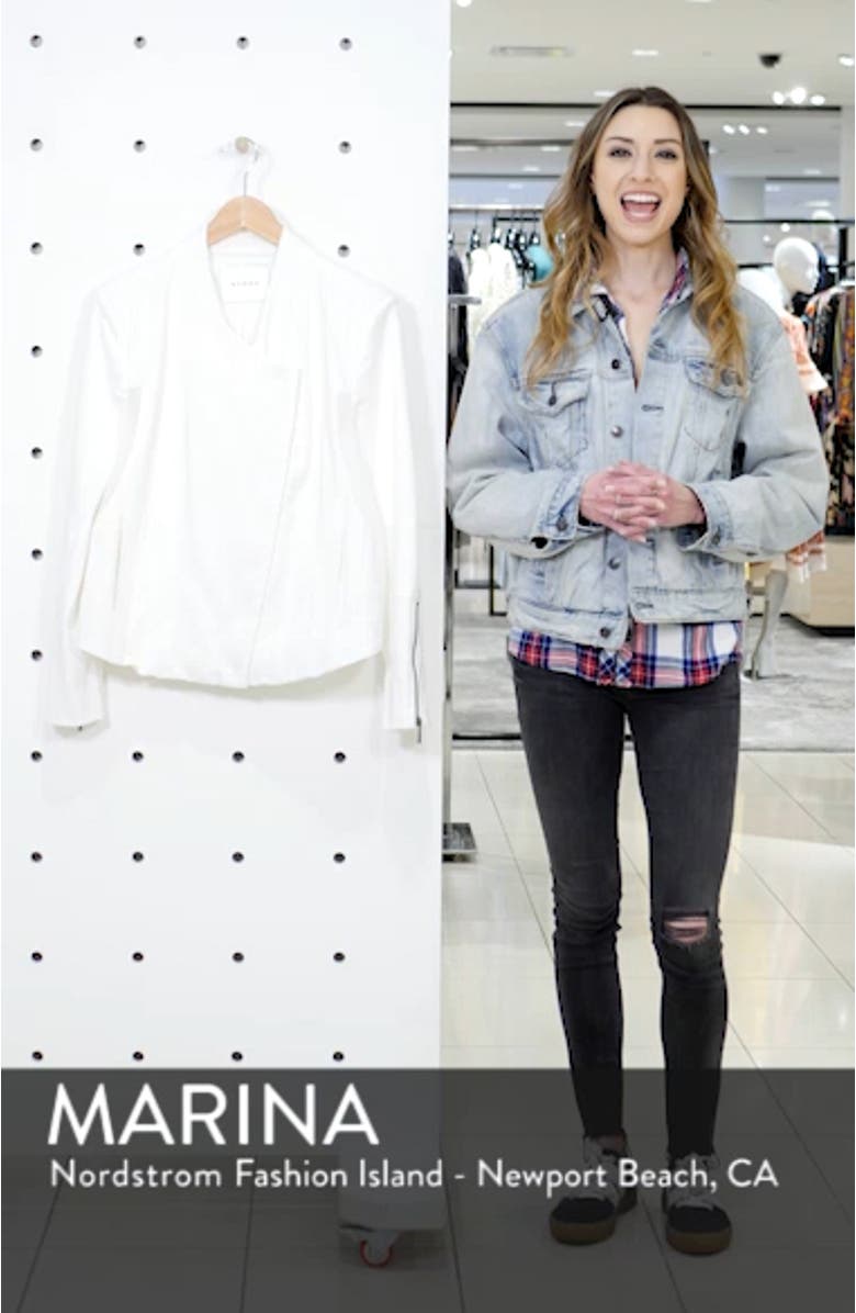 Mesh Detail Crepe Jacket, sales video thumbnail