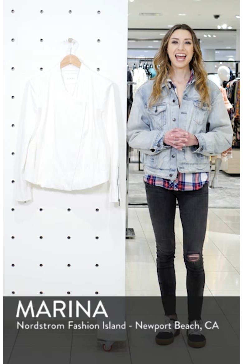 Mesh Detail Crepe Jacket video