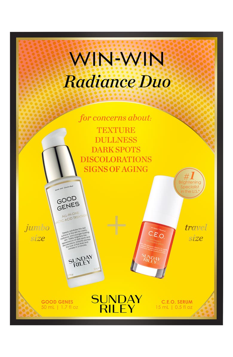 Sunday Riley Radiance Set (Nordstrom Exclusive) $165 Value, Alternate, color,