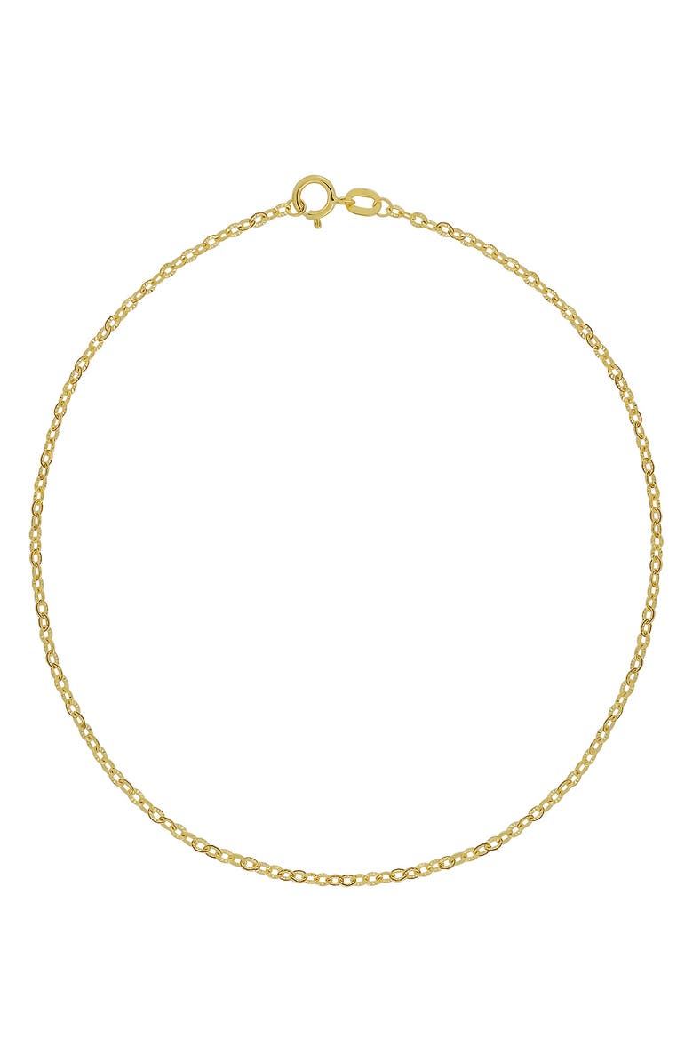 Bony Levy BLG 14K Gold Chain Anklet, Main, color, 