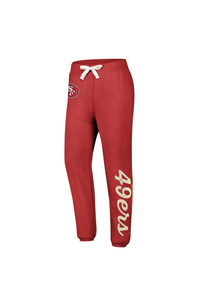 G-III 4HER BY CARL BANKS Women's G-III 4Her by Carl Banks Scarlet San Francisco 49ers Scrimmage Fleece Pants, Alternate, color, Scarlet