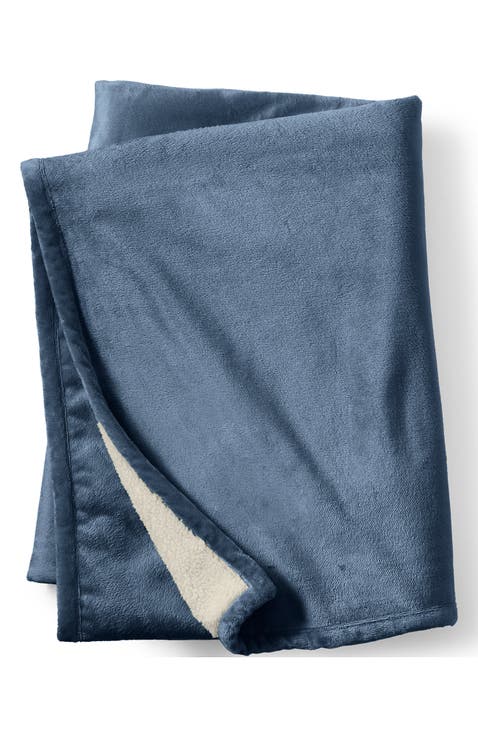 High Pile Fleece Throw Blanket