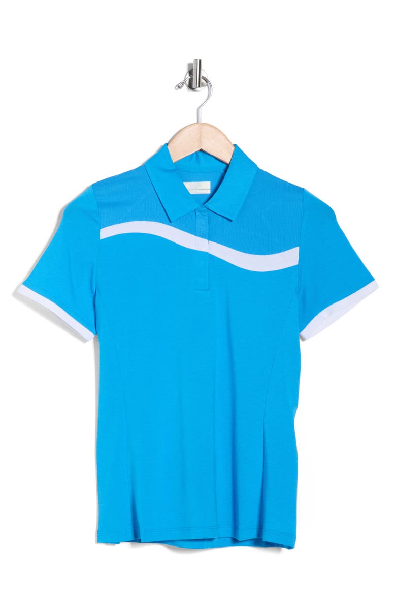 Callaway Golf<sup>®</sup> Colorblock Golf Polo, Main, color, Ibiza Blue