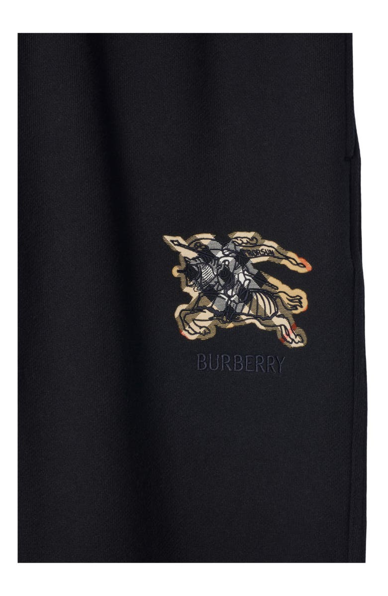 Burberry EKD Check Cotton Jogging Pants, Alternate, color, Black