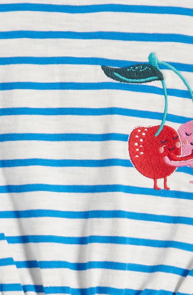 Mini Boden Kids' Stripe Cotton Jersey Dress, Alternate, color, 