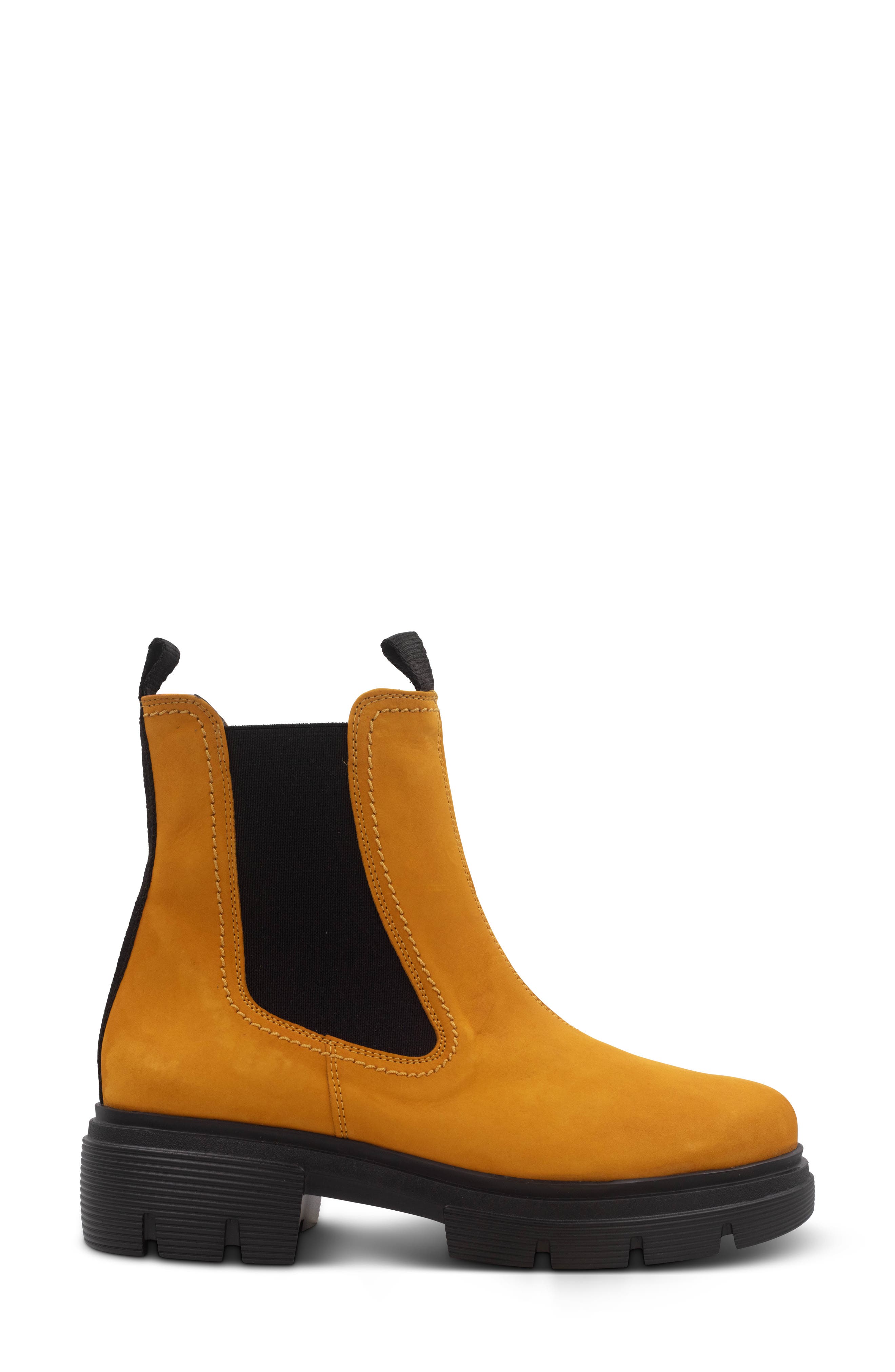 Junior Chelsea Boot, Alternate, color, CURRY NUBUK