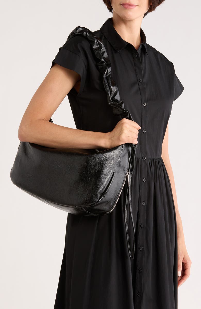 Melie Bianco Reign Shoulder Bag, Alternate, color, Black