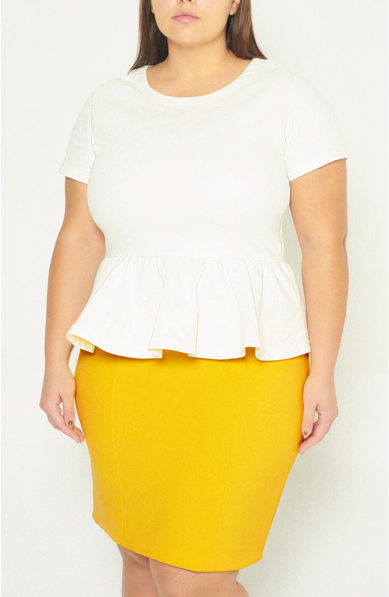 AS by DF Alexandria Top, Alternate, color, White