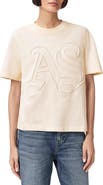 AllSaints Lisa Embroidered Cotton T-Shirt
