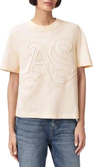 AllSaints Lisa Embroidered Cotton T-Shirt