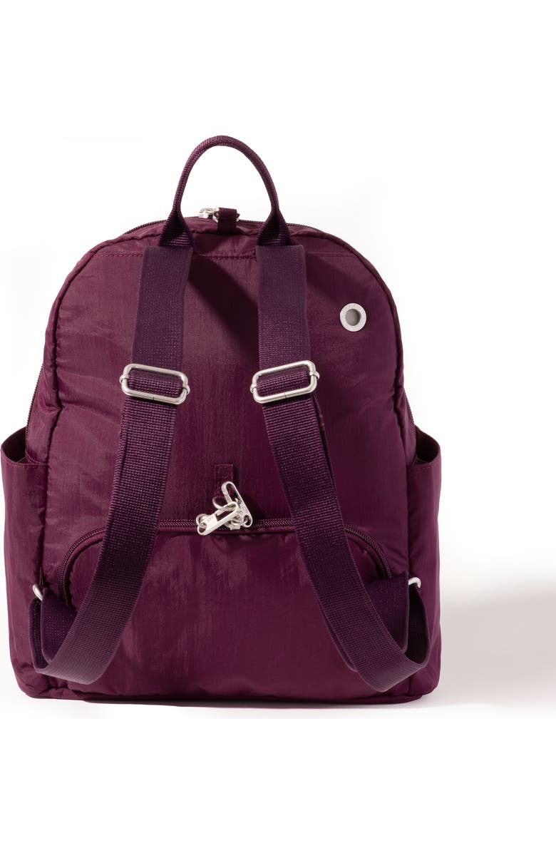 BAGGALLINI Securtex Anti-Theft Vacation Backpack, Alternate, color, Mulberry