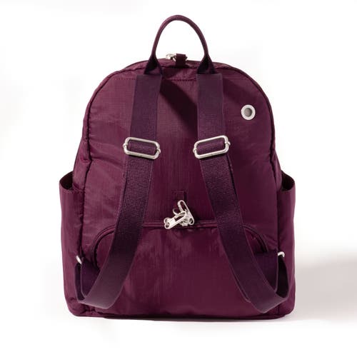 Baggallini Securtex Anti-theft Vacation Backpack In Purple