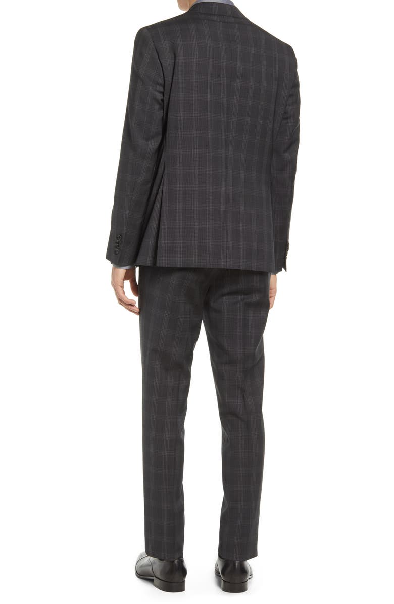 Ted Baker London Roger Extra Slim Fit Plaid Wool Suit, Alternate, color, 