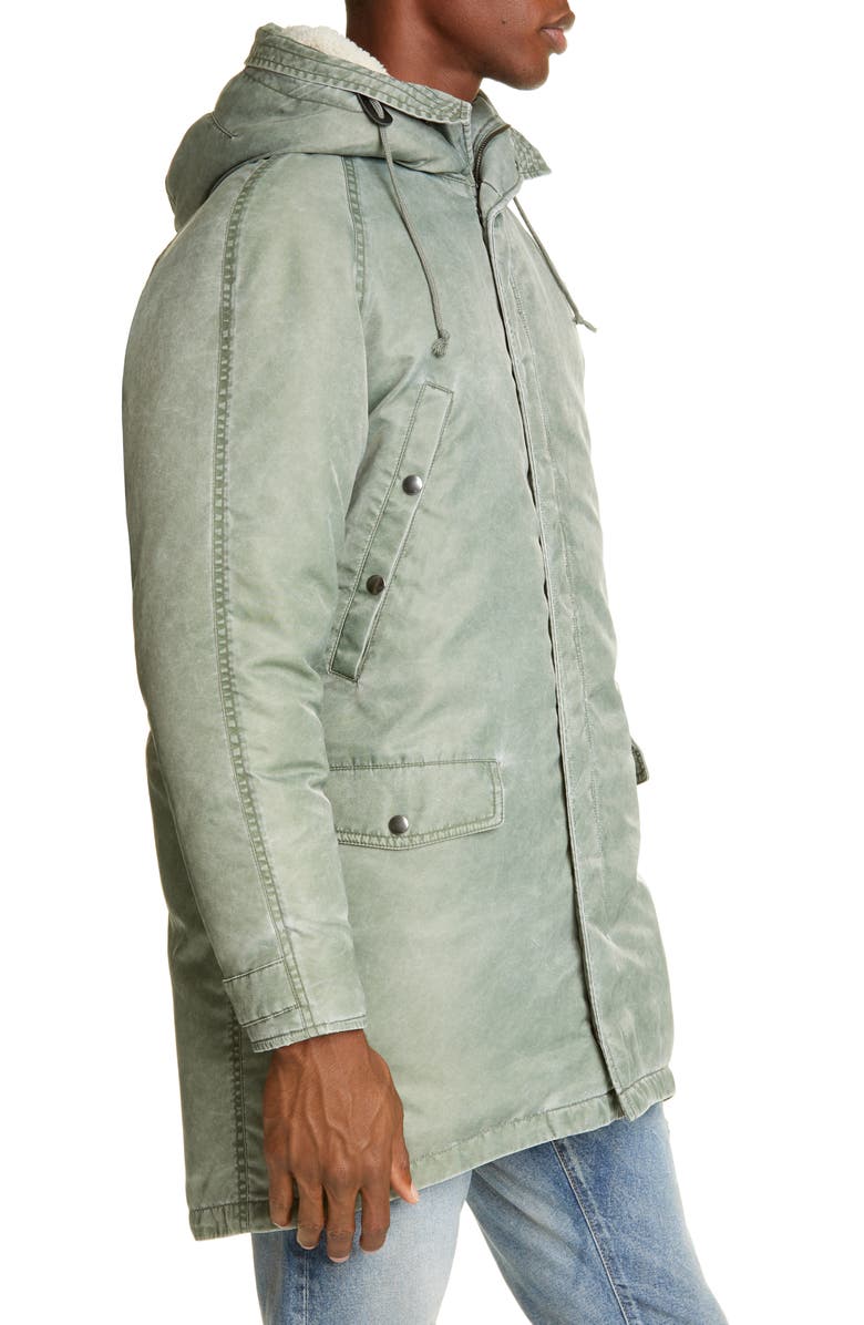 John Elliott Nicasio Hooded Down Nylon Coat, Alternate, color, 