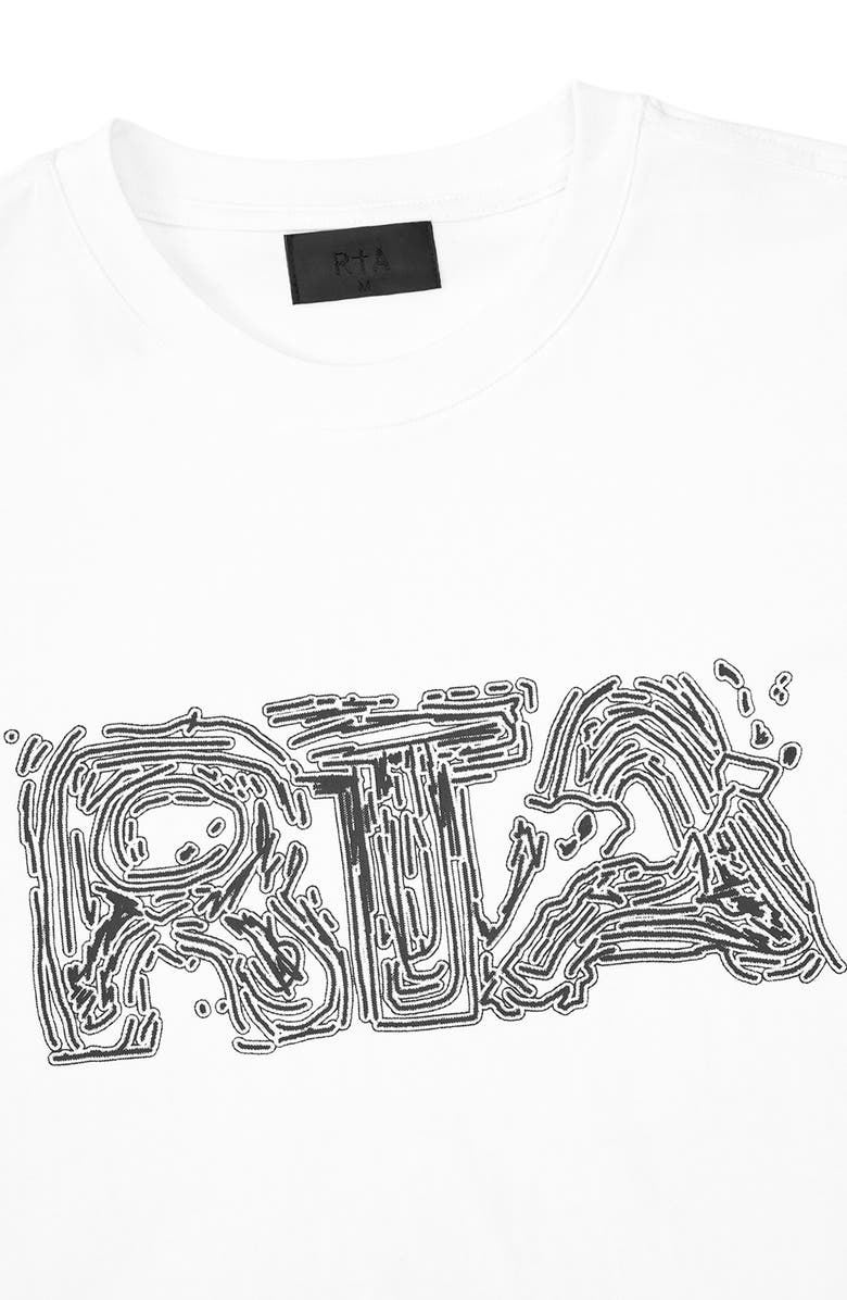 RtA Liam Topographic Graphic T-Shirt, Alternate, color, 